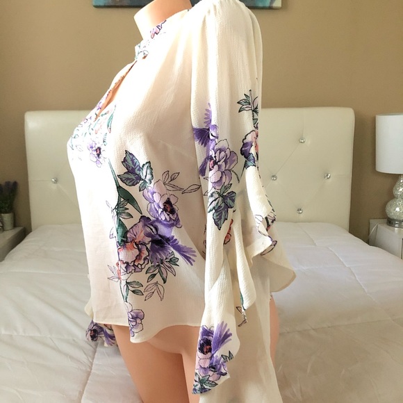 Boho floral blouse - Picture 3 of 9